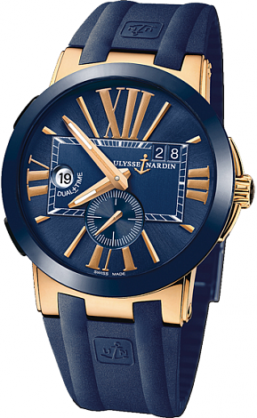 Review Ulysse Nardin Executive Dual Time 43 mm 246-00-3 / 43 watch review - Click Image to Close